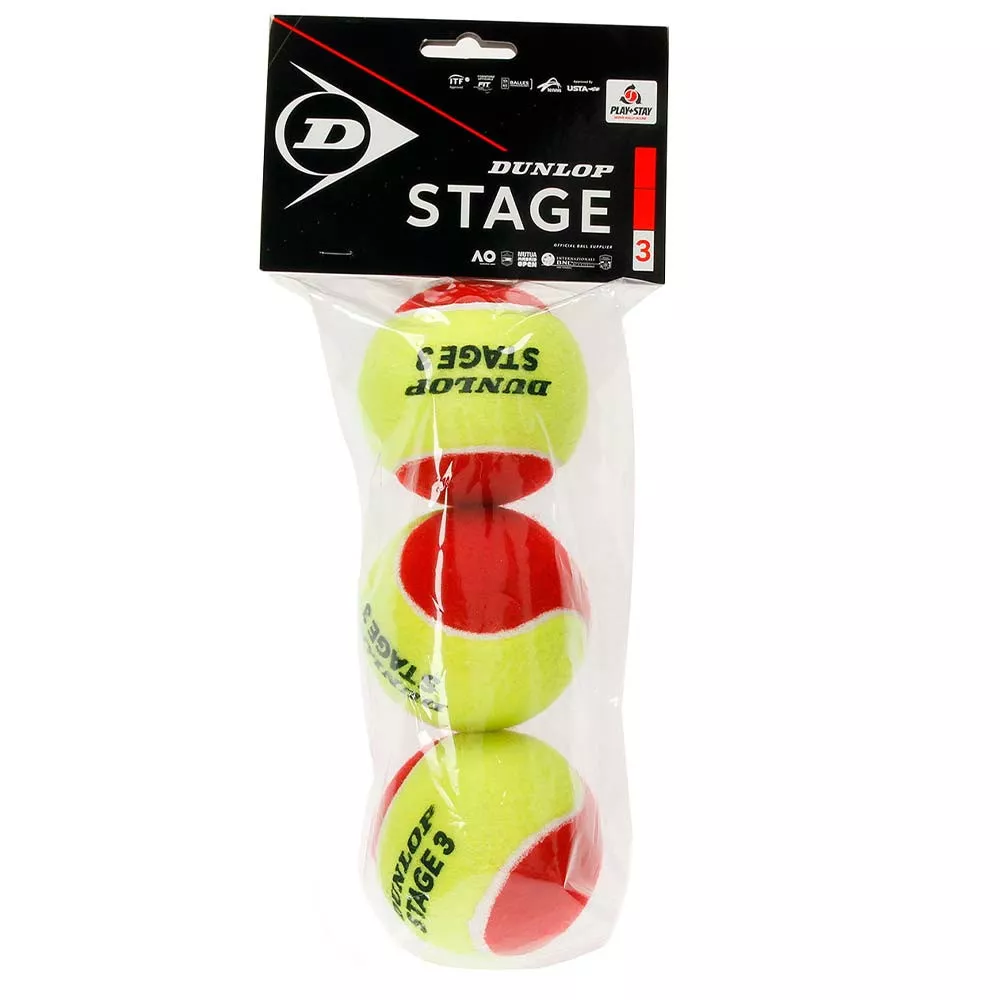 Confezione da 12 palline Dunlop mini tennis rosse