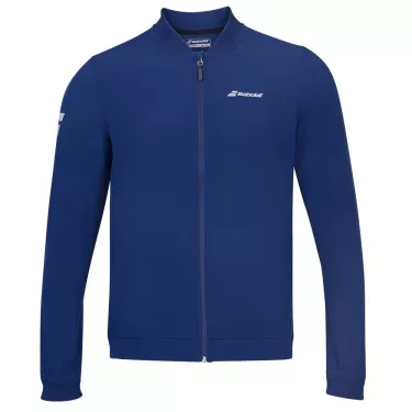 Giacca con cerniera Babolat Play da donna blu navy