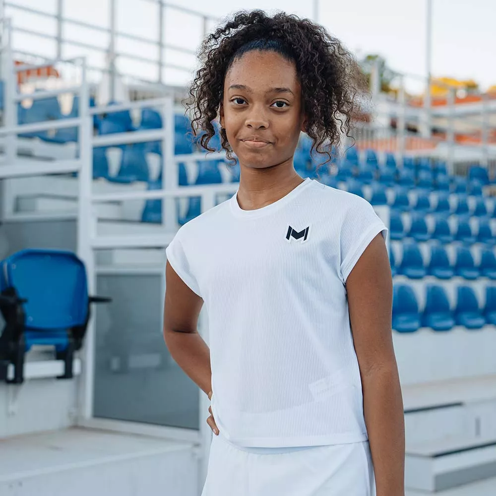 Maglietta Mouratoglou Match Girl Bianco