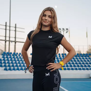 Maglietta Mouratoglou Match Girl Bianco