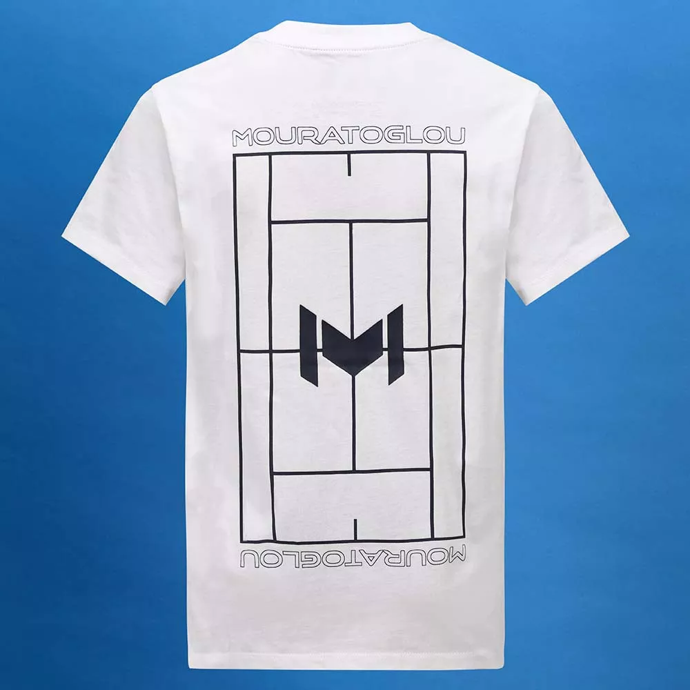 T-shirt Grafica Mouratoglou Bianca