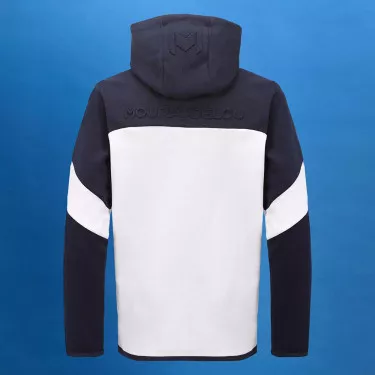 Giacca blu scuro con capucchio di Mouratoglou