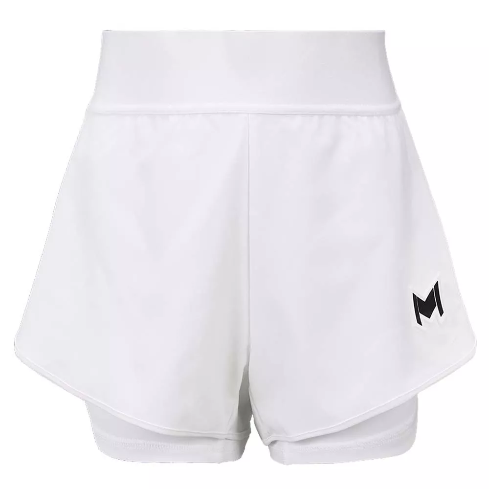 Short Mouratoglou Match da donna Bianca