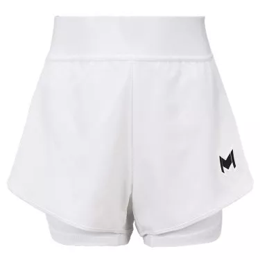 Short Mouratoglou Match da donna Bianca