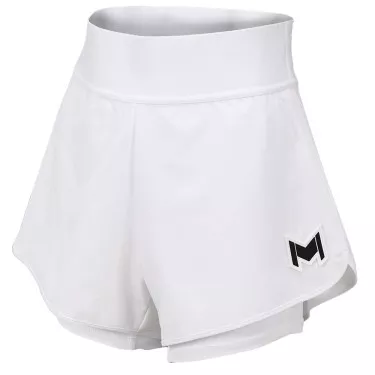 Short Mouratoglou Match da donna Bianca
