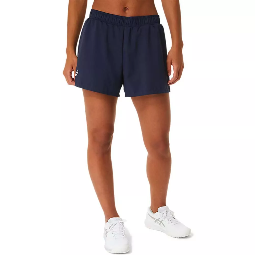 Pantaloncini da donna Asics Court Navy blu