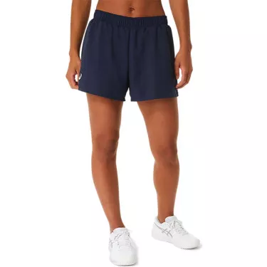 Pantaloncini da donna Asics Court Navy blu