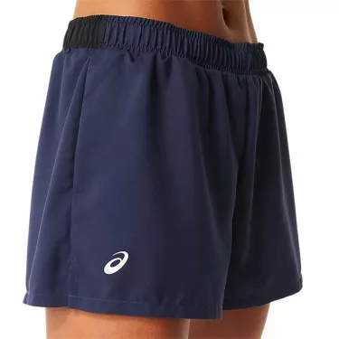 Pantaloncini da donna Asics Court Navy blu