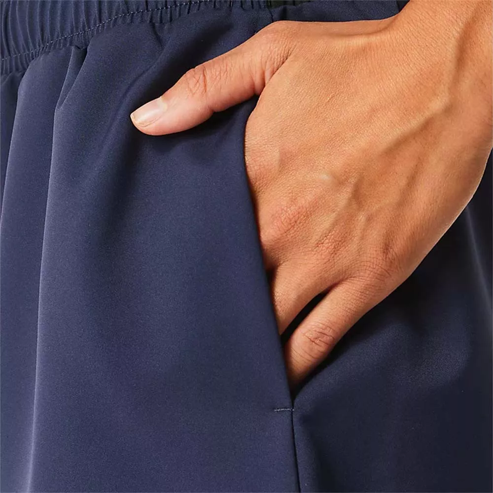 Pantaloncini da donna Asics Court Navy blu