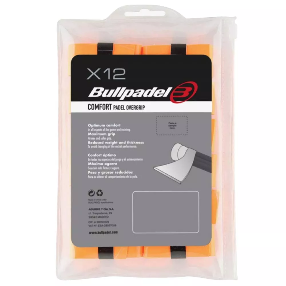 Overgrips Bullpadel Comfort Orange x 3