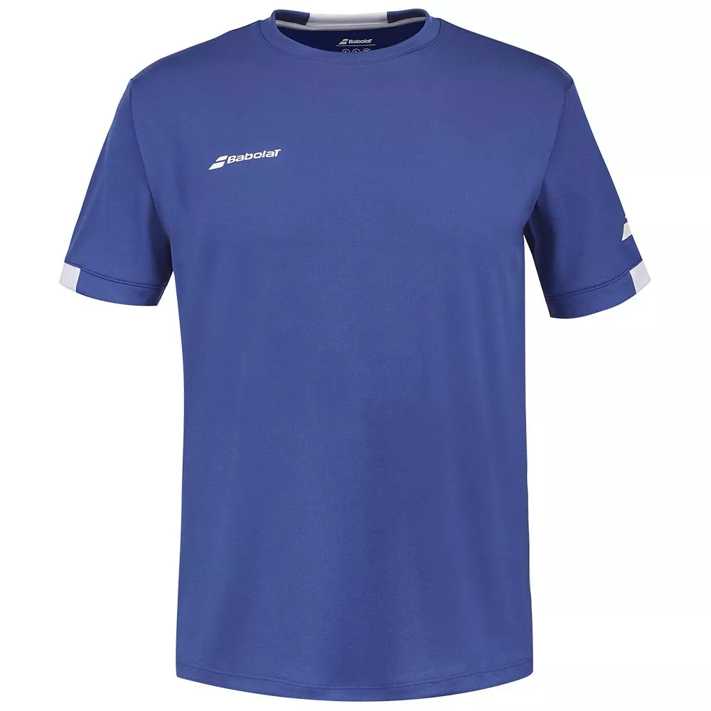 T-Shirt Babolat Play Crew Neck Junior Navy Blu