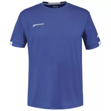 T-Shirt Babolat Play Crew Neck Junior Navy Blu