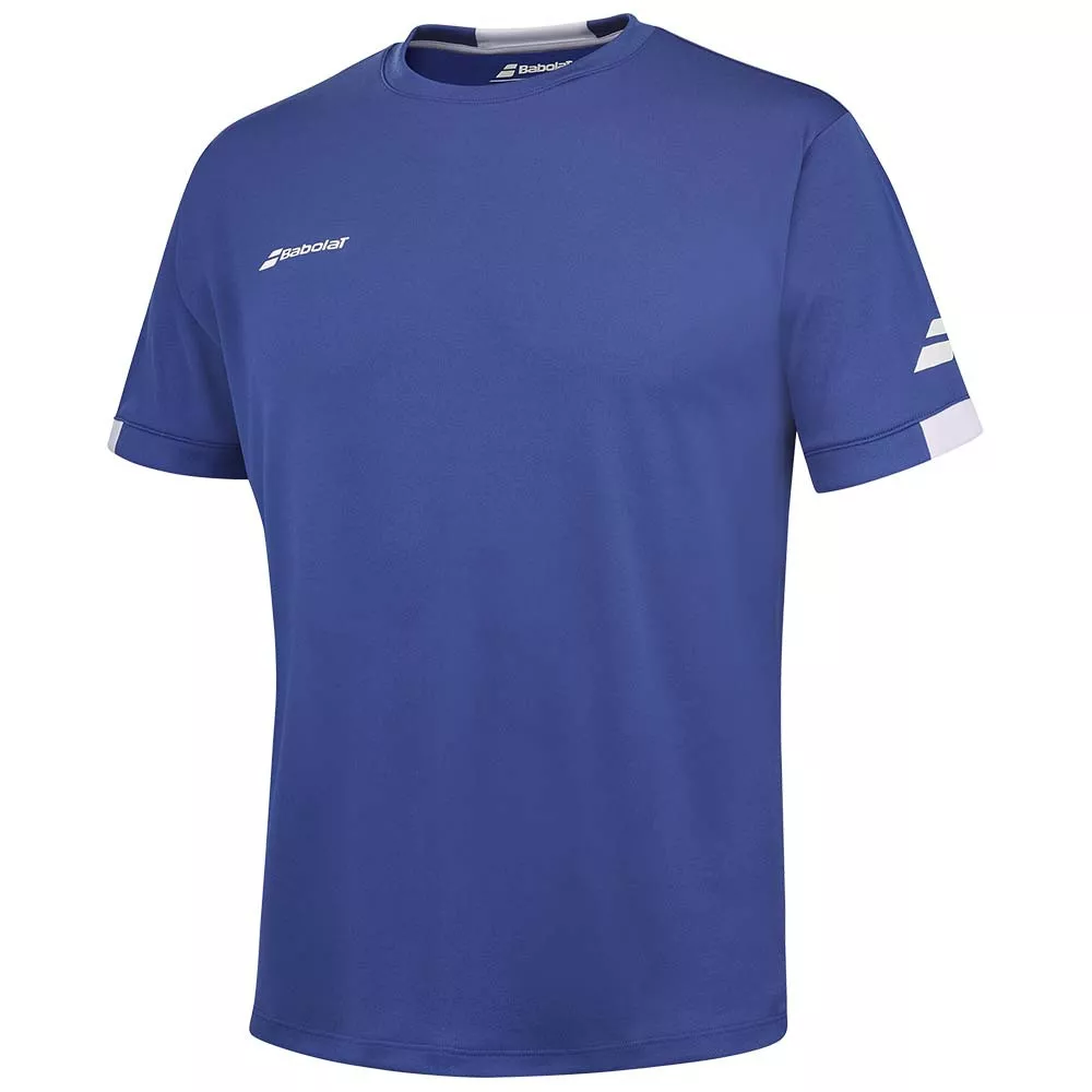 T-Shirt Babolat Play Crew Neck Junior Navy Blu