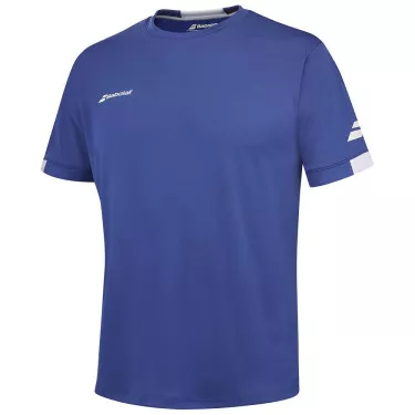T-Shirt Babolat Play Crew Neck Junior Navy Blu