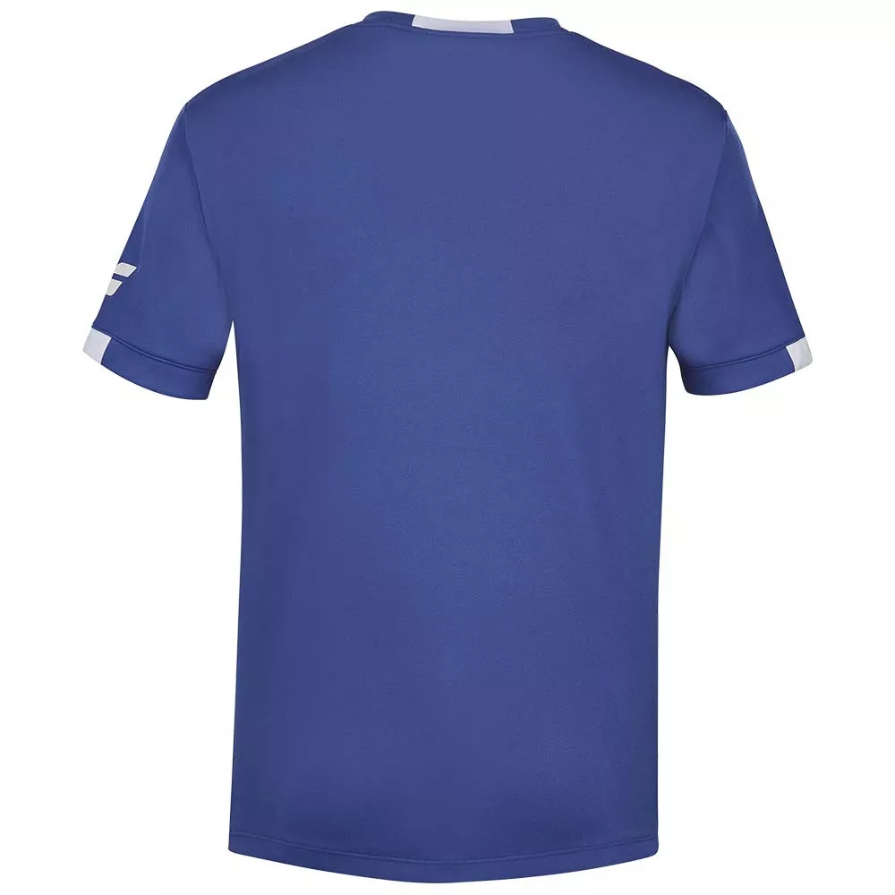T-Shirt Babolat Play Crew Neck Junior Navy Blu