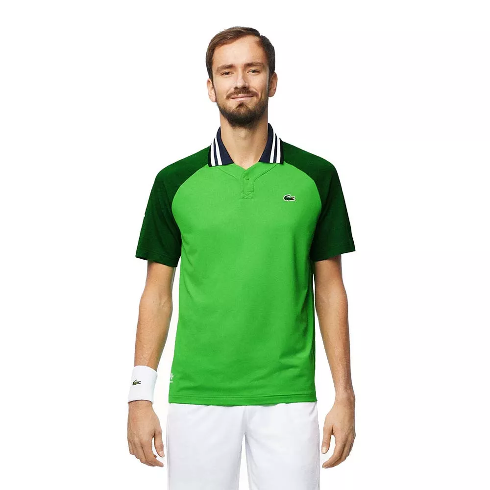 Polo Lacoste Tennis x Daniil Medvedev Blu