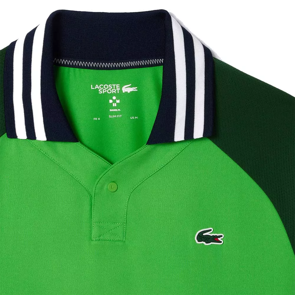 Polo Lacoste Tennis x Daniil Medvedev Blu