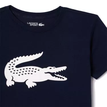 T-Shirt Lacoste Sport Junior Nero