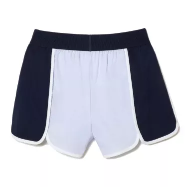 Pantaloncini Lacoste Performance Roland Garros da donna gialli