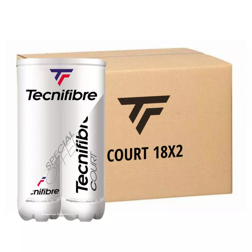 Bipack Tecnifibre Court (2 tubo da 4 palline)
