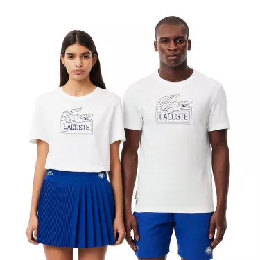 T-shirt Lacoste Sport Roland Garros Unisex Navy Blu