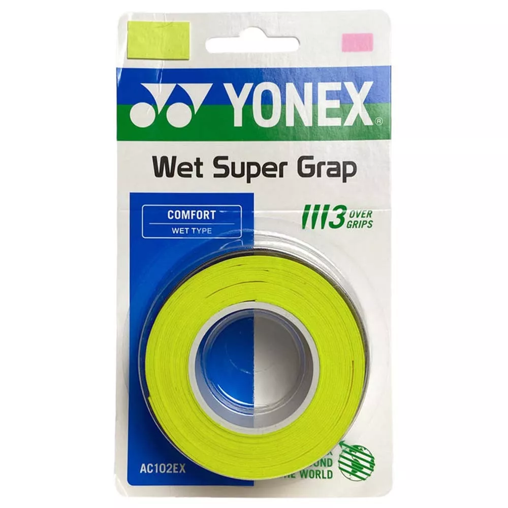 Overgrips Yonex Wet Super Grap Turchese x 3