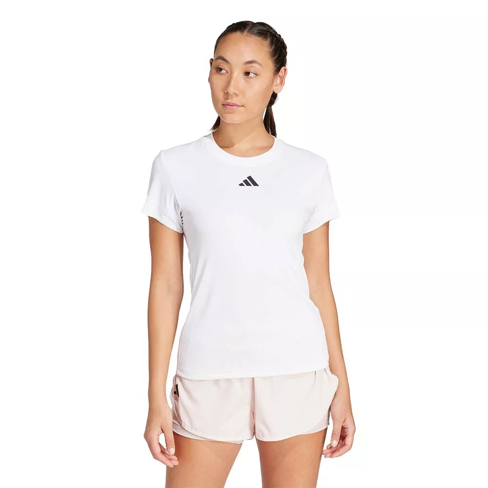 T-shirt Adidas Freelift da donna Bianca