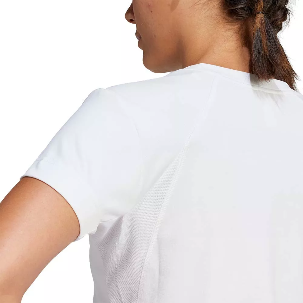 T-shirt Adidas Freelift da donna Bianca