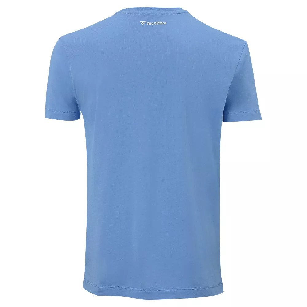 T-Shirt Tecnifibre Team Cotton Blu Azur