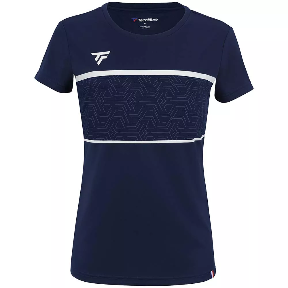 T-Shirt Tecnifibre Team Tech Donna Blu Navy