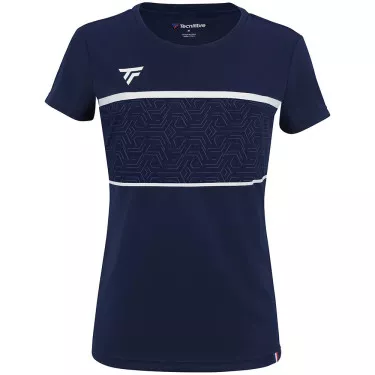 T-Shirt Tecnifibre Team Tech Donna Blu Navy