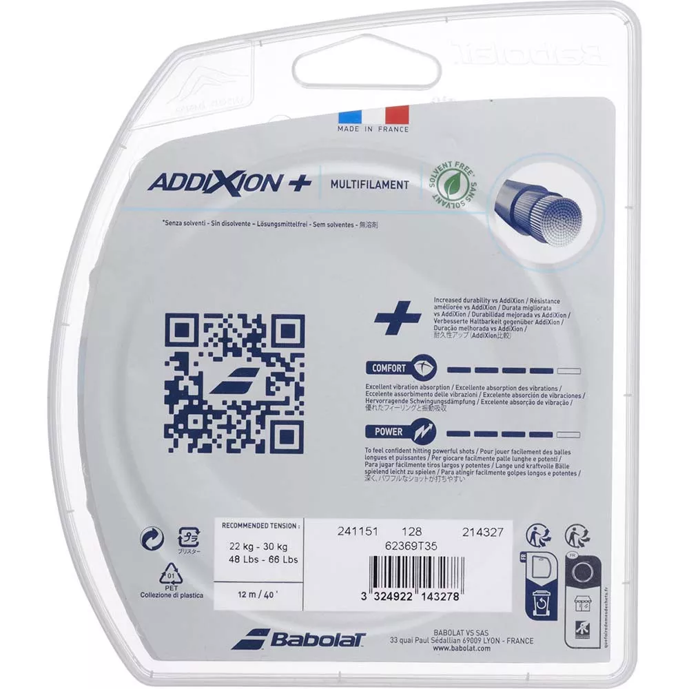 Corda Babolat Addixion 12m