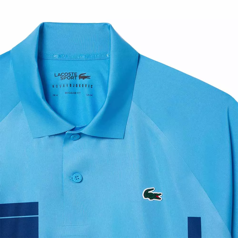 Polo Lacoste Tennis Novak Djokovic Player Blu