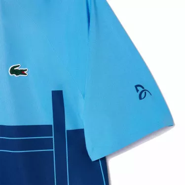 Polo Lacoste Tennis Novak Djokovic Player Blu
