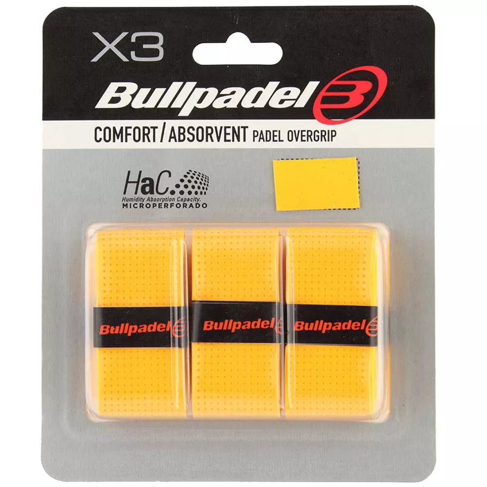 Overgrips Bullpadel Sensogrip Microperforated Arancione x 3