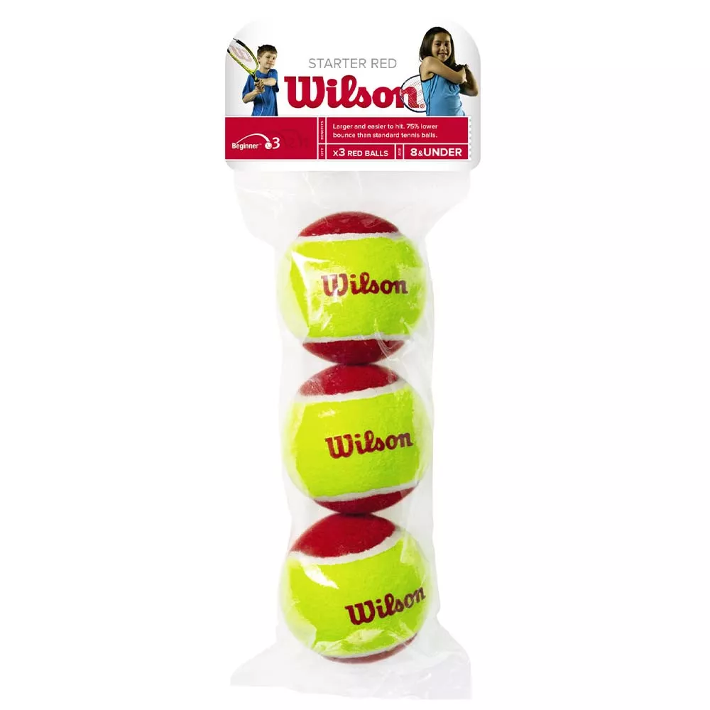 Confezione da 36 palline rosso Wilson Starter Stage 3