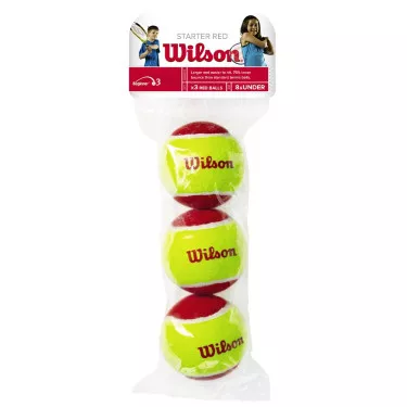 Confezione da 36 palline rosso Wilson Starter Stage 3