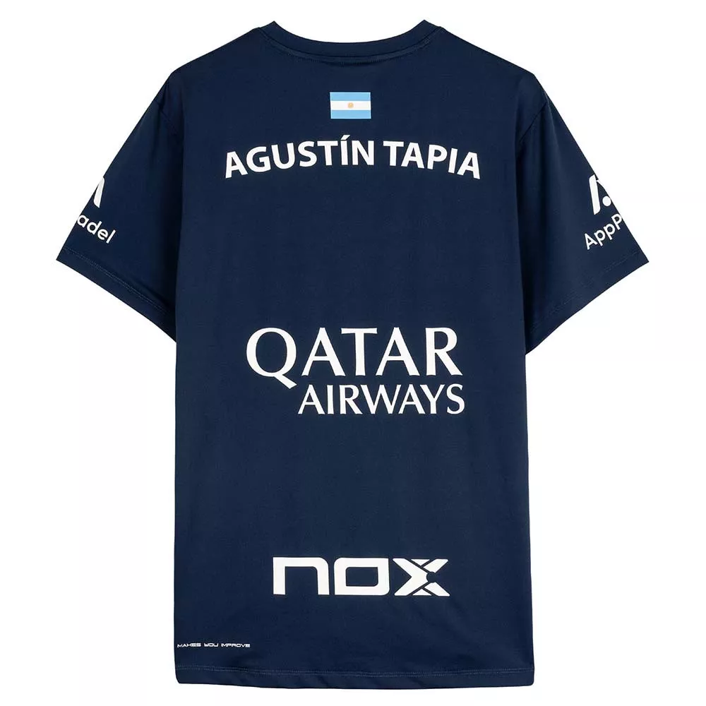 T-shirt Nox AT10 Agust&iacute;n Tapia Nero