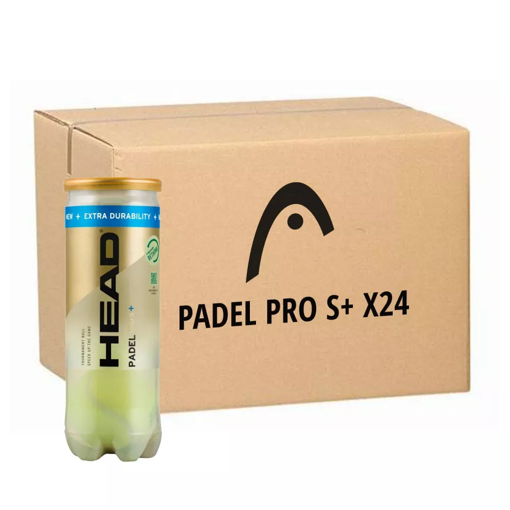 Tubo da 3 palline Head Padel Pro S+