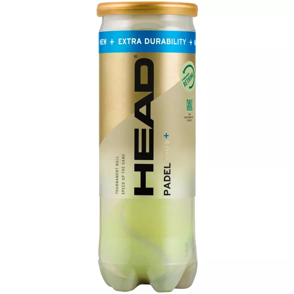 Tubo da 3 palline Head Padel Pro S+