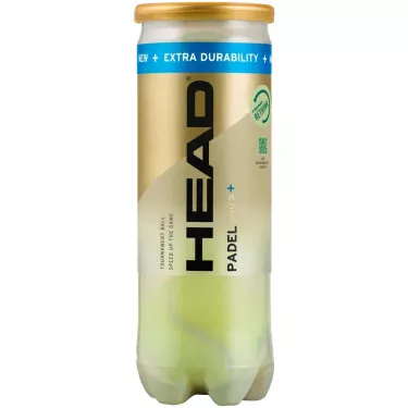 Tubo da 3 palline Head Padel Pro S+
