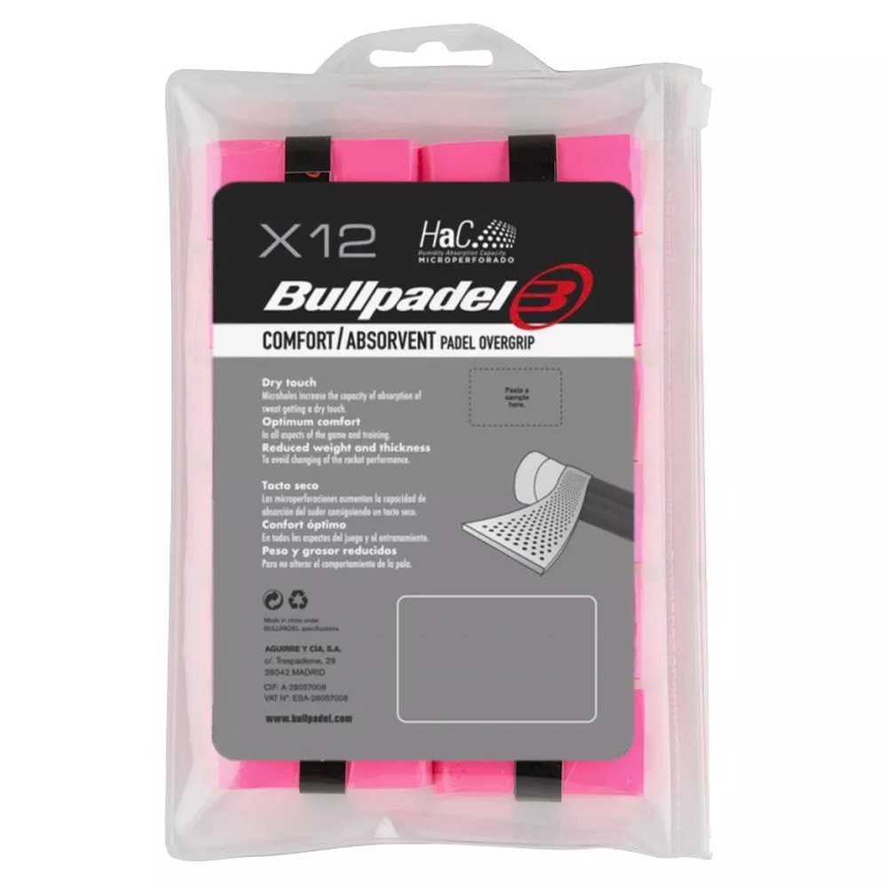 copy ofOvergrips Bullpadel Microperforated Pink x 3