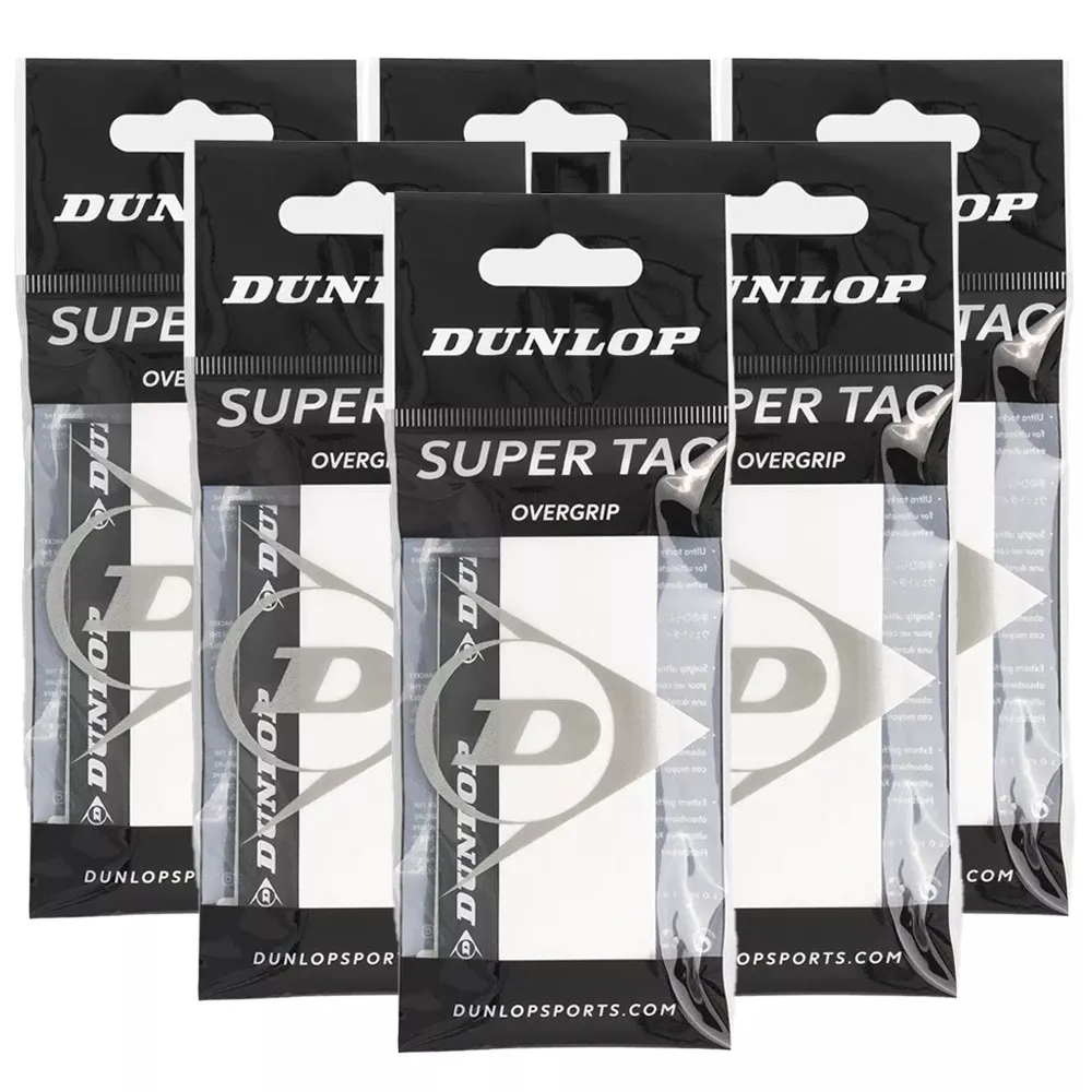 Overgrips Dunlop Super Tac Bianco x 3