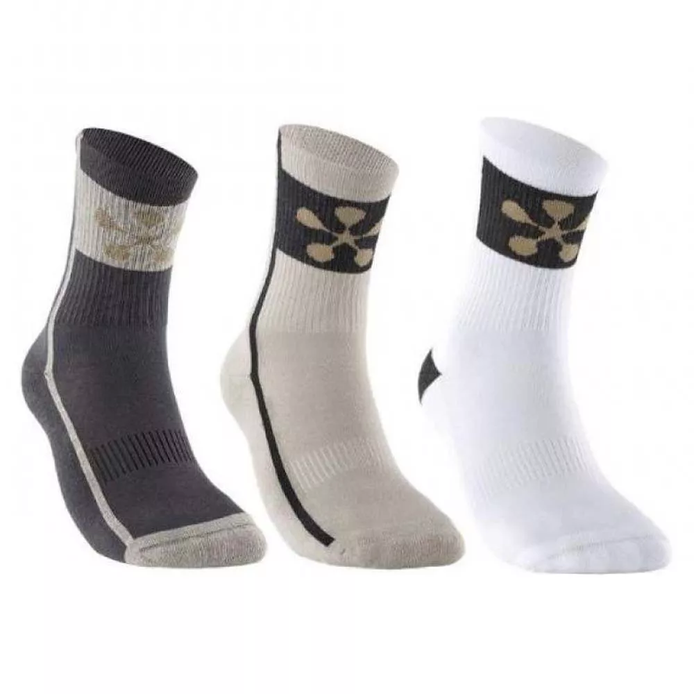 Calze Bullpadel Nero / Bianco / Navy blu 3 pack