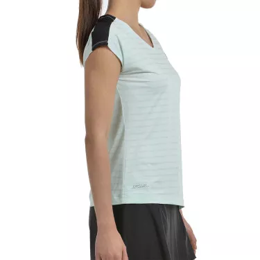 Maglietta Bullpadel Adoros Donna Verde pastello