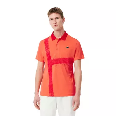 Polo Lacoste Tennis Novak Djokovic Fan Verde/Marina