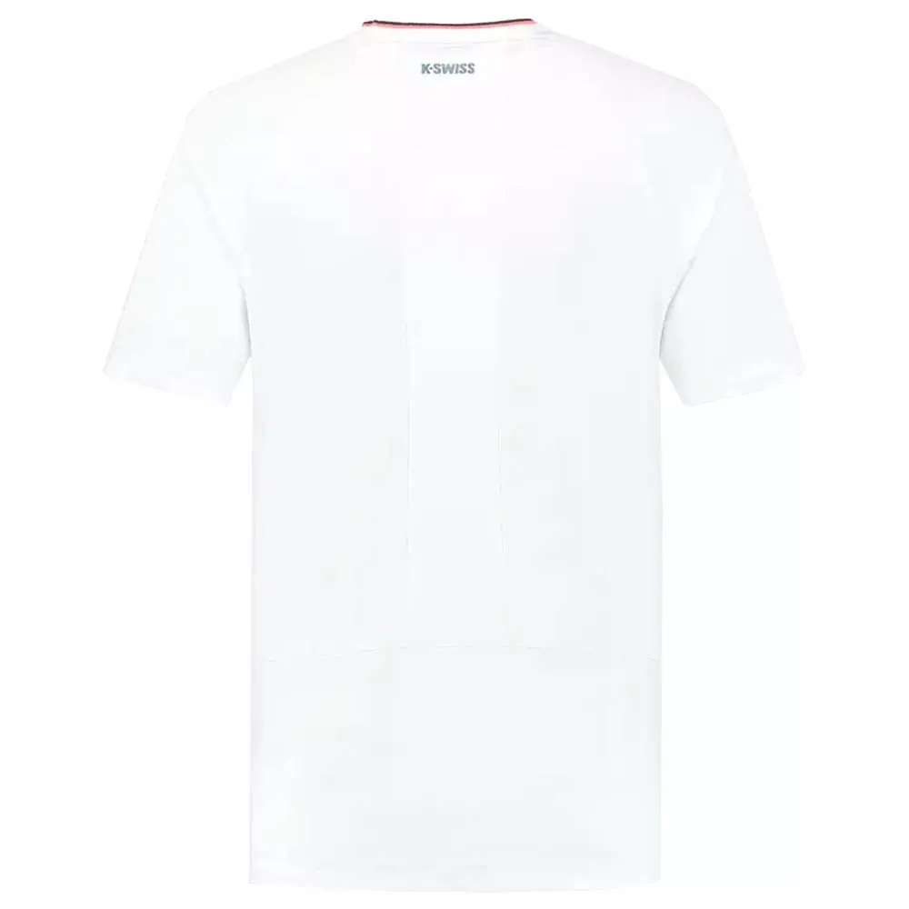 T-shirt K-Swiss Hypercourt Mesh Crew Blu petrolio