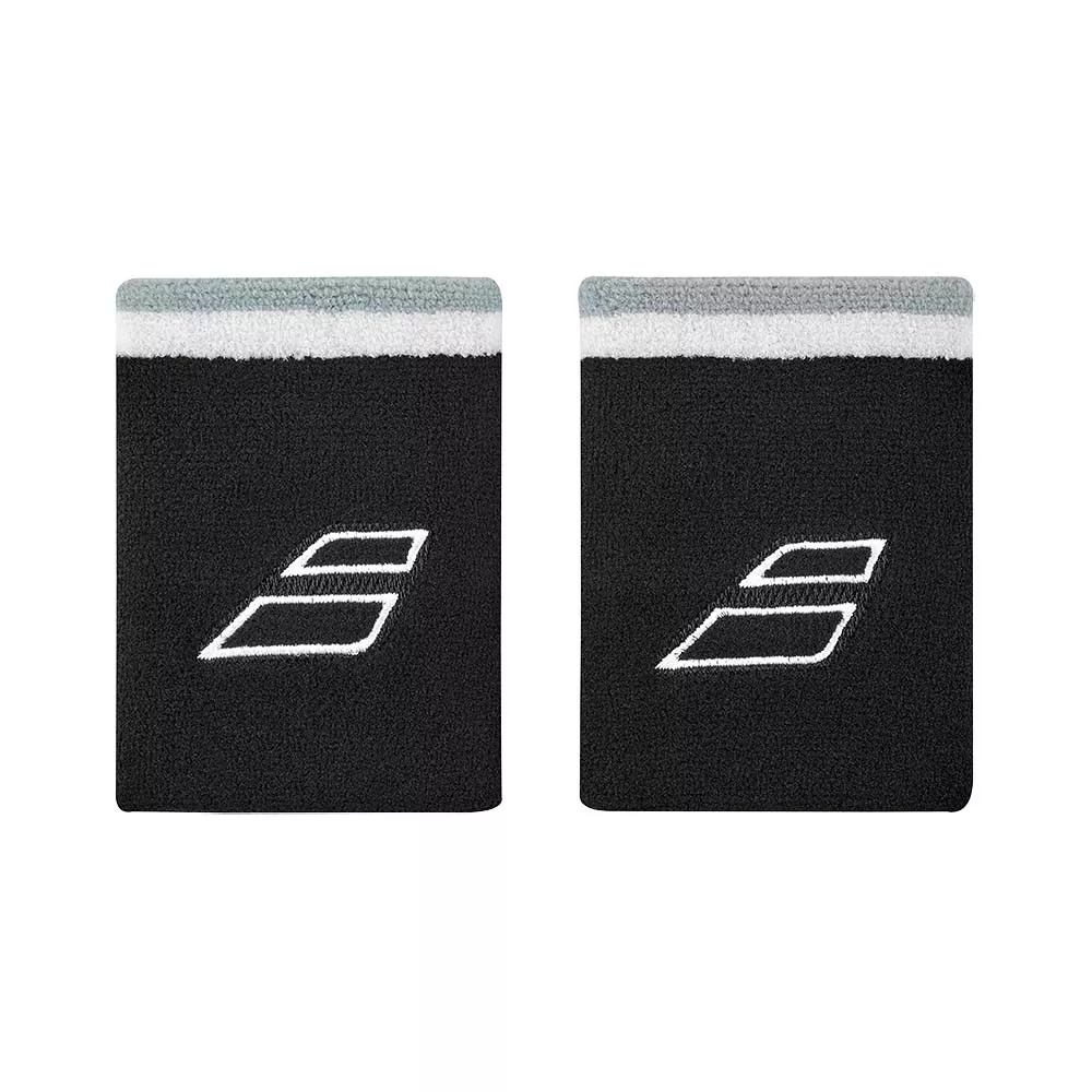 Polsini Babolat Jumbo Logo Bianco / Nero x 2
