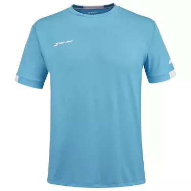 T-Shirt Babolat Play Crew Neck Junior Navy Blu