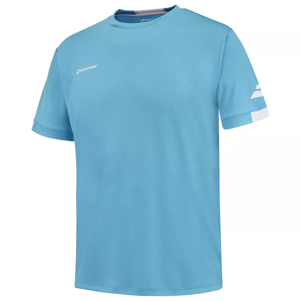 T-Shirt Babolat Play Crew Neck Junior Navy Blu
